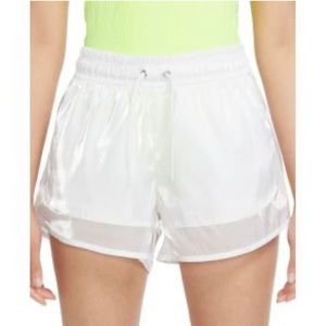 Nike air translucent white shorts